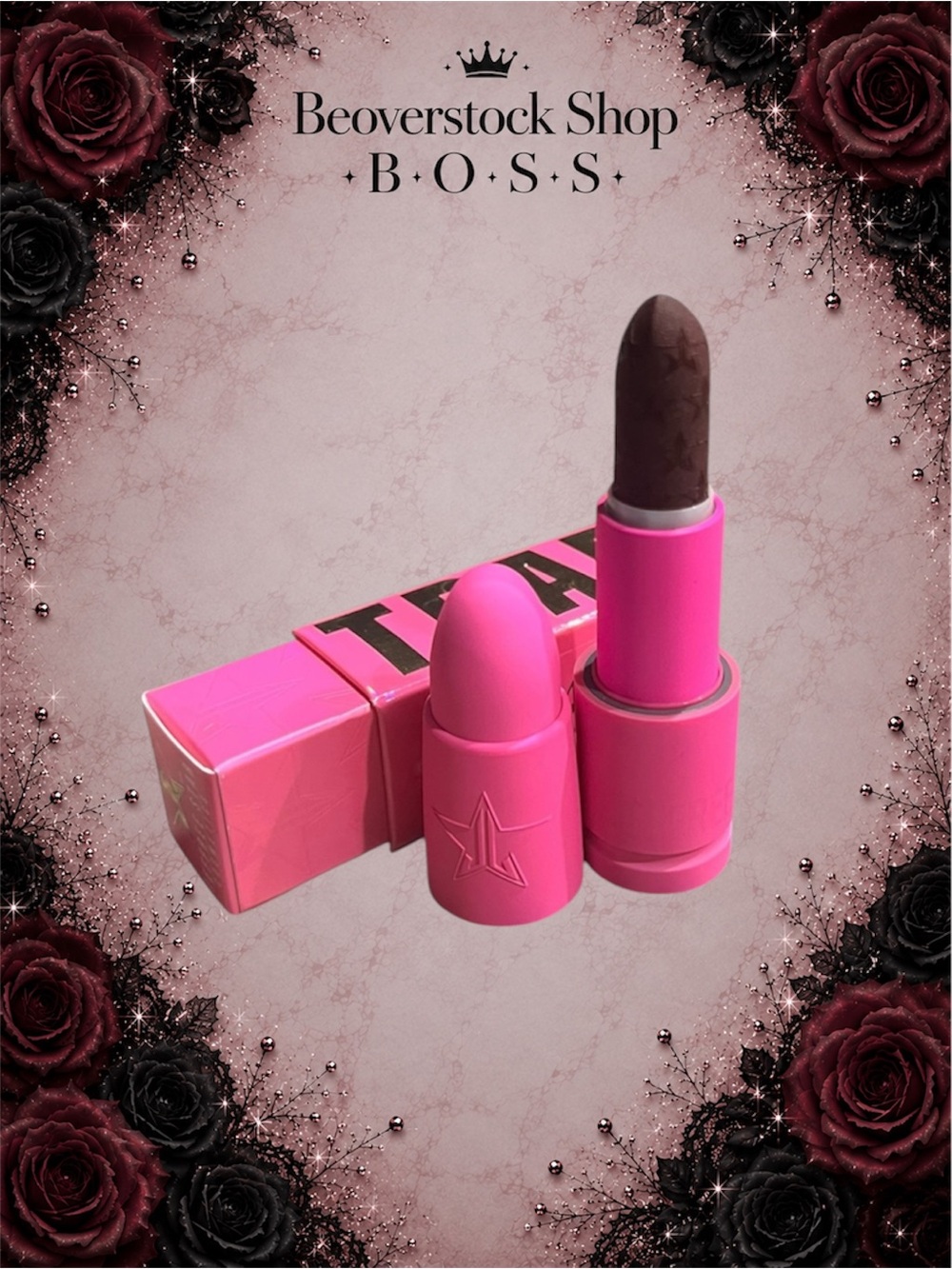 New Jeffree Star Cosmetics Velvet Trap Lipstick – Communion Wine (Full Size 4g)